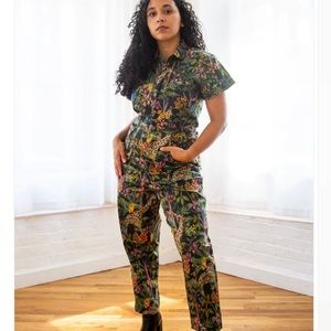 Mixed by Nasrin jungle jumpsuit sz XL